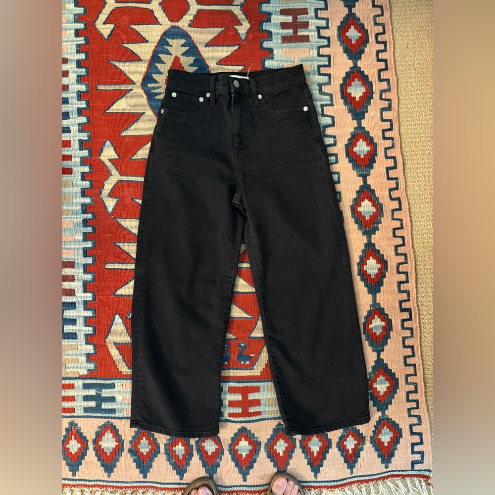 Madewell Slim Wide Leg Crop 25 Lunar